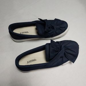 Just Fab Knot Tie Bow Slip On Size 9.5